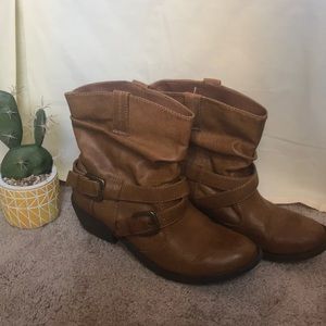 Rustic Ankle Boots
